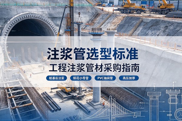 大关注浆管选型标准
